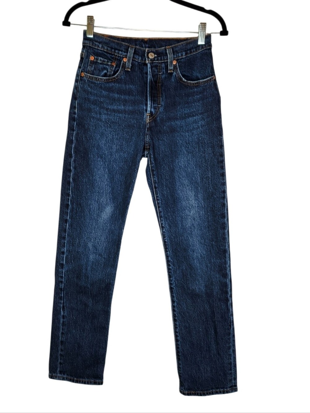 Levi's 501 Button Fly Jeans Blue Size 24